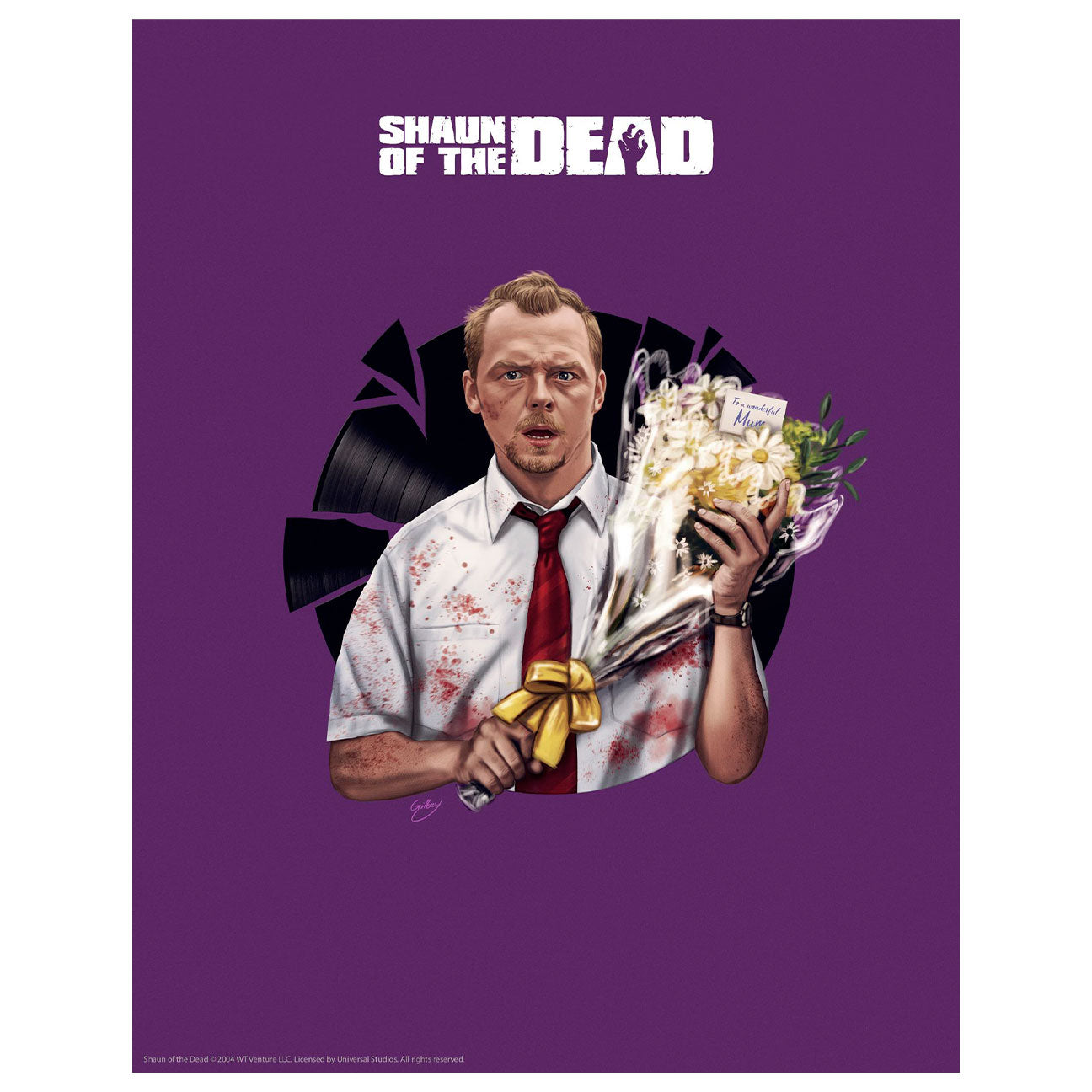 Shaun of the Dead Limited Edition Art Print Fanattik