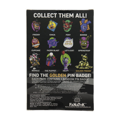 Five Nights at Freddy's Mystery Pin Badge CDU Containing 12 Blind Boxes