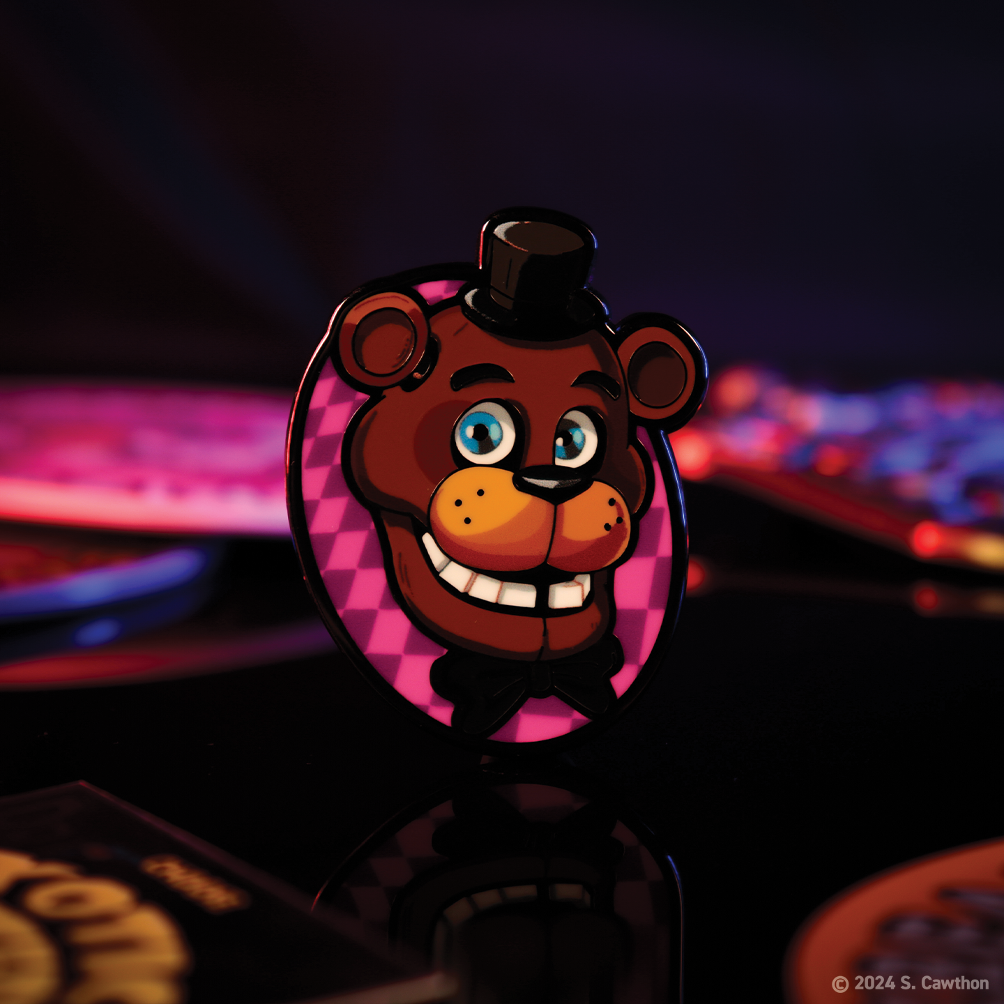 Five Nights at Freddy's Mystery Pin Badge CDU Containing 12 Blind Boxes