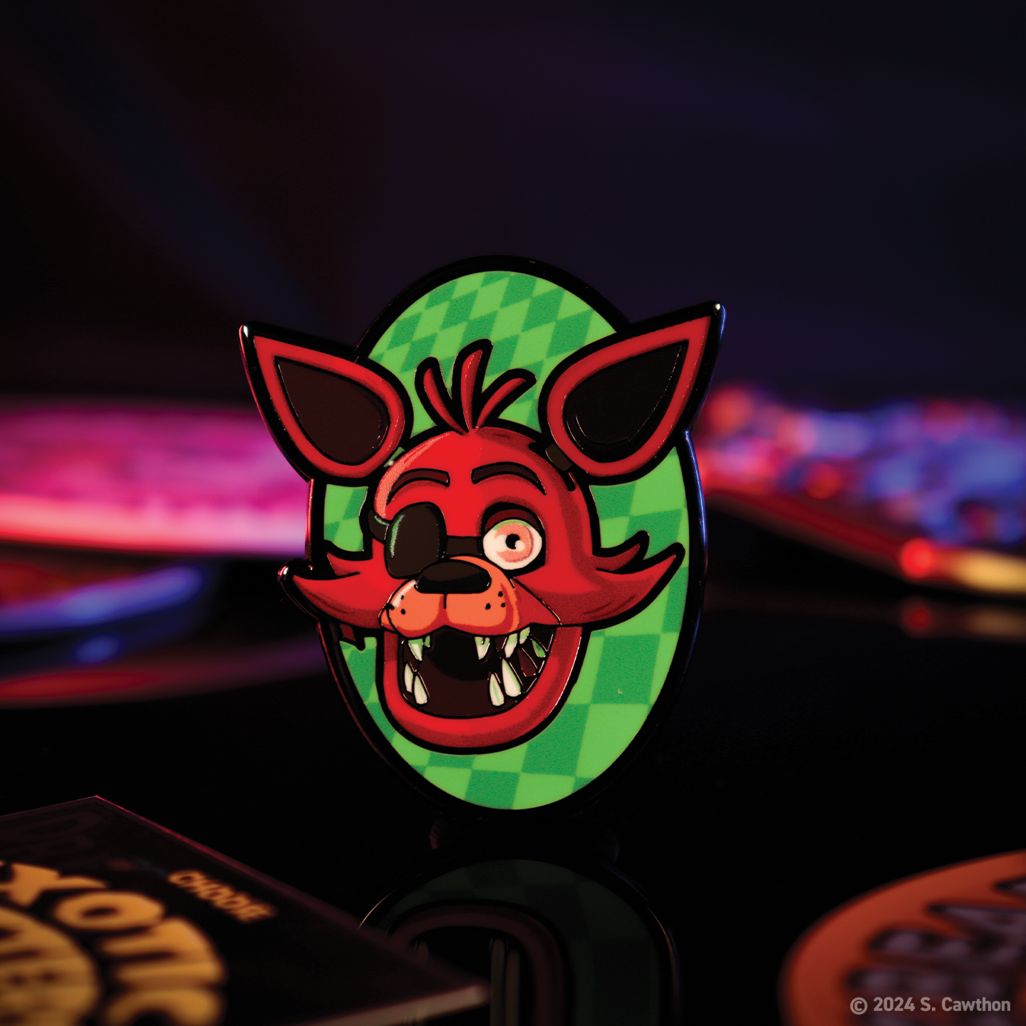 Five Nights at Freddy's Mystery Pin Badge CDU Containing 12 Blind Boxes