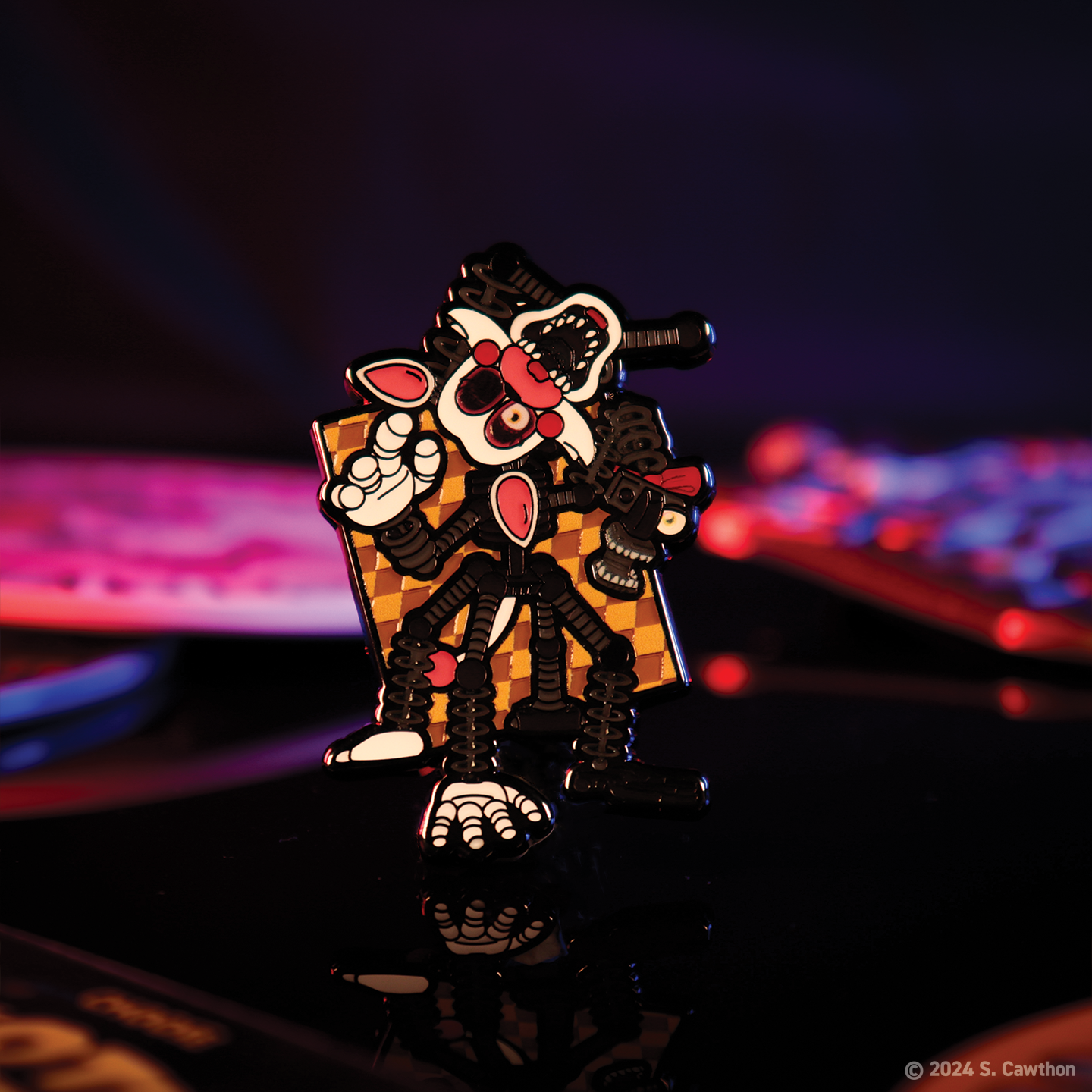 Five Nights at Freddy's Mystery Pin Badge CDU Containing 12 Blind Boxes