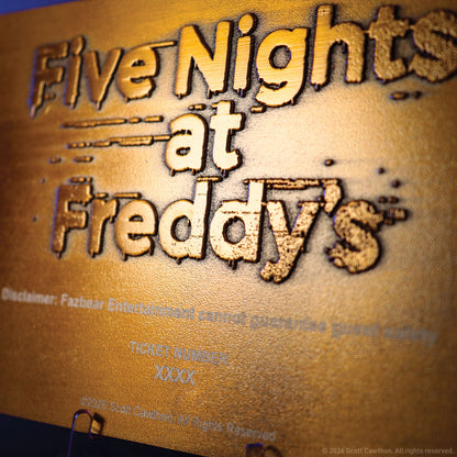 Five Nights at Freddy’s – Pizzaplex Opening Night Ticket