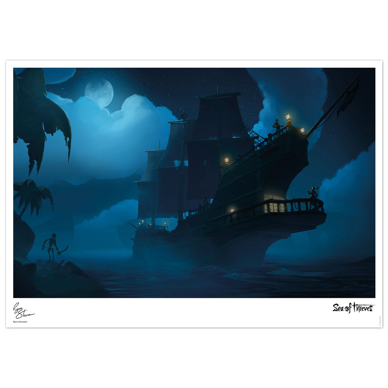 Sea of Thieves Limited Edition A3 Art Print from Fanattik