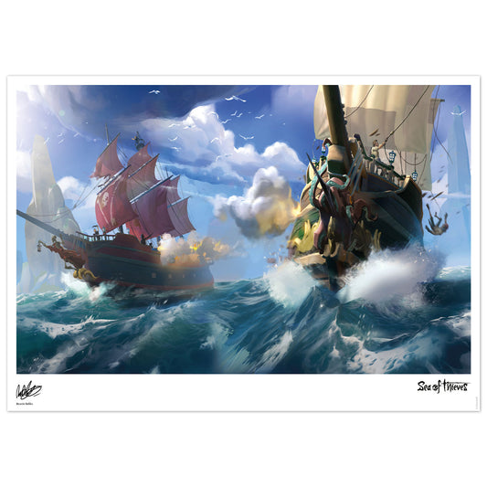 Sea of Thieves Limited Edition A3 Art Print from Fanattik