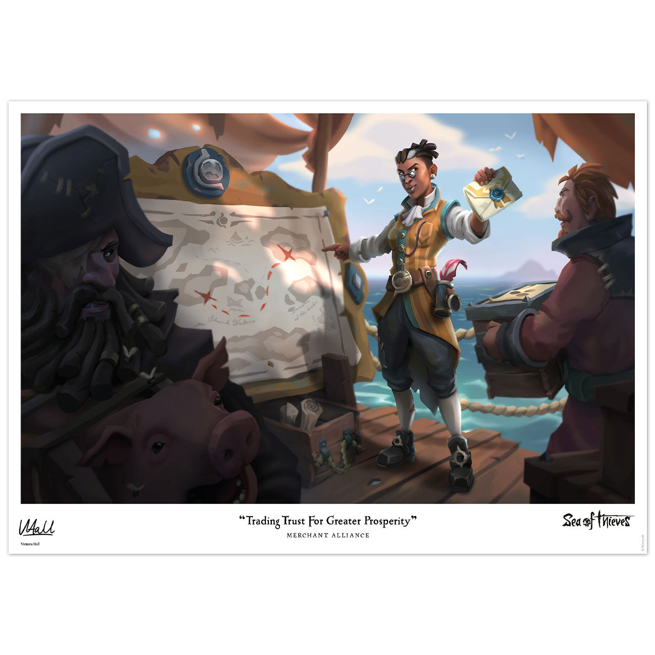 Sea of Thieves Limited Edition A3 Art Print from Fanattik