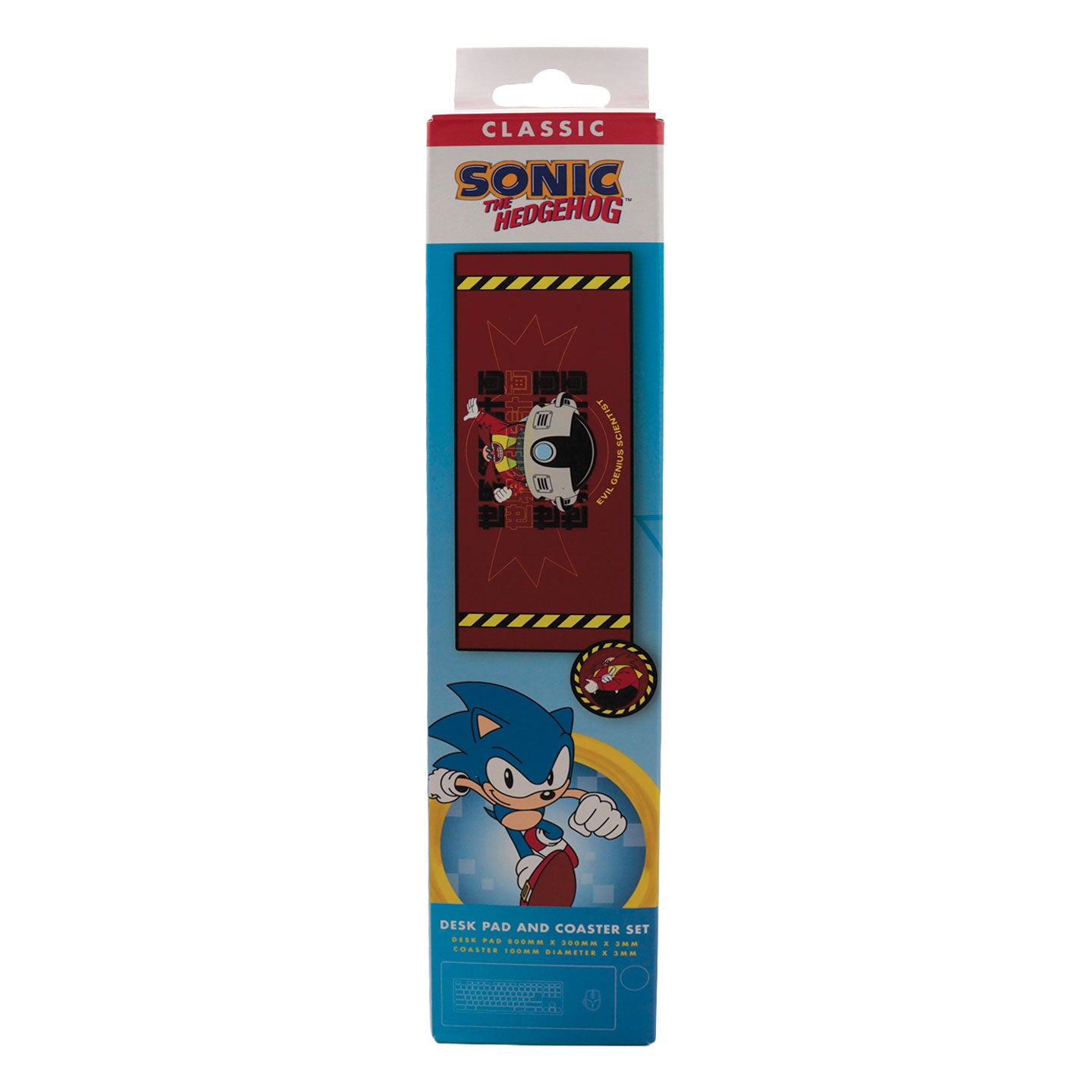 Sonic The Hedgehog – Dr. Eggman Deskpad & Coaster Set