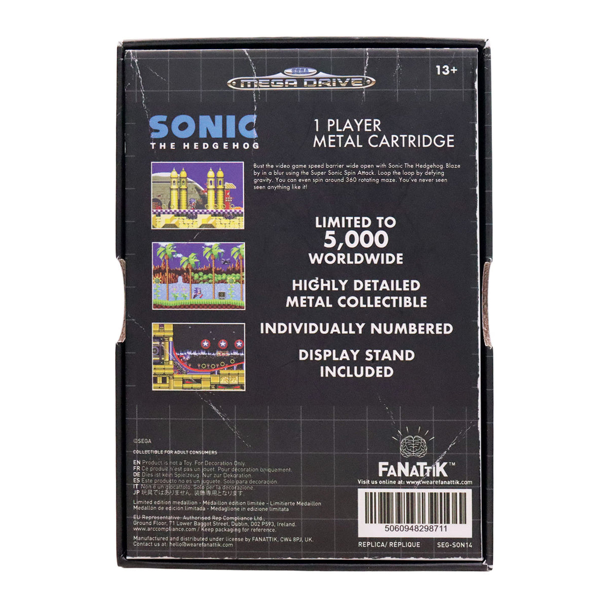 Sonic the Hedgehog – Limited Edition Game Cartridge Replica
