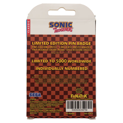 Sonic The Hedgehog – Dr. Eggman Egg Mobile Chained Pin Badge