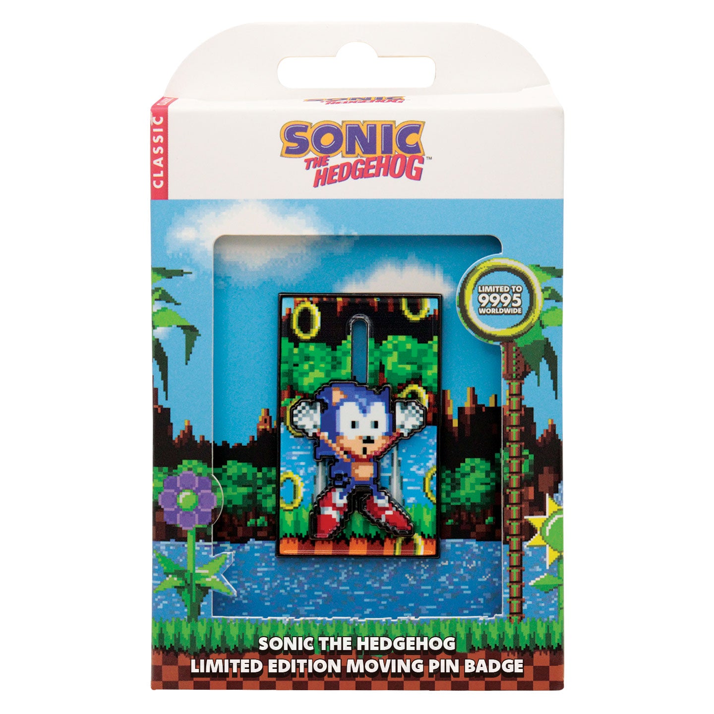 Sonic The Hedgehog – Moving Pin Badge