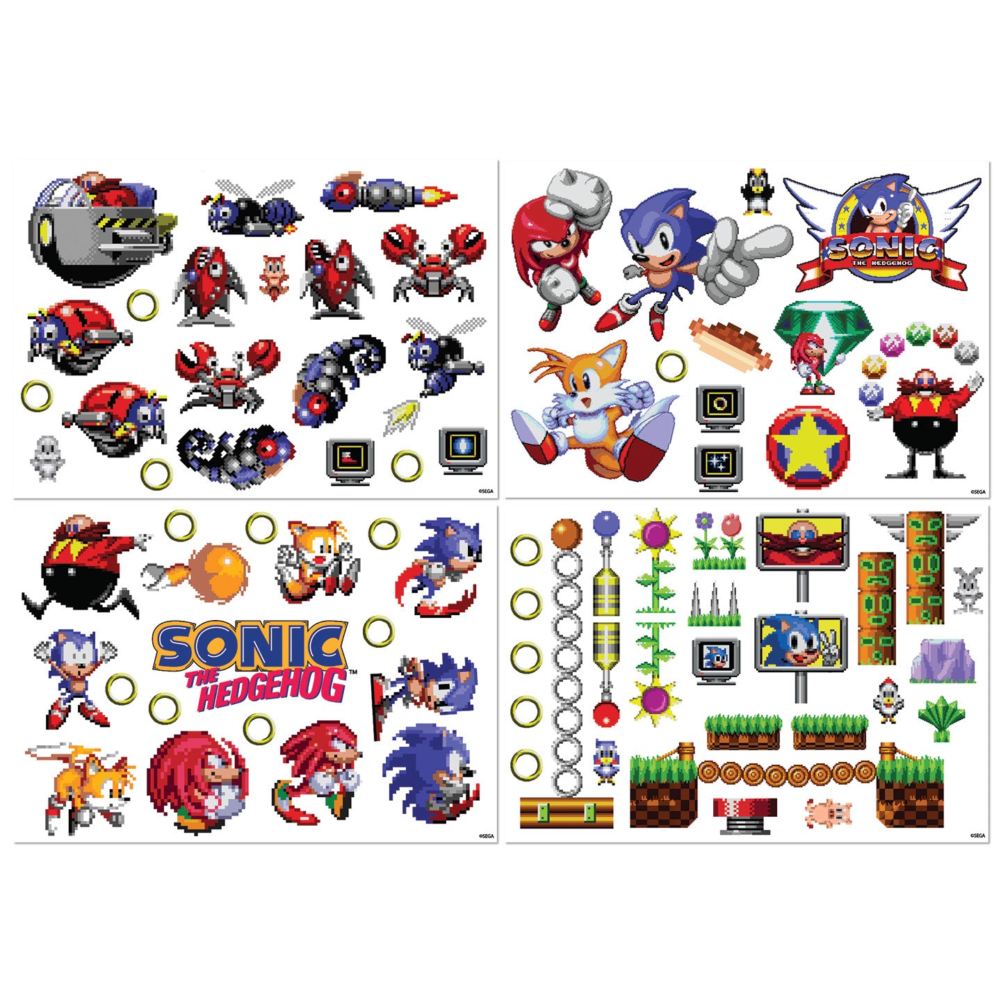 Sonic The Hedgehog – Retro Tech Decals – Fanattik