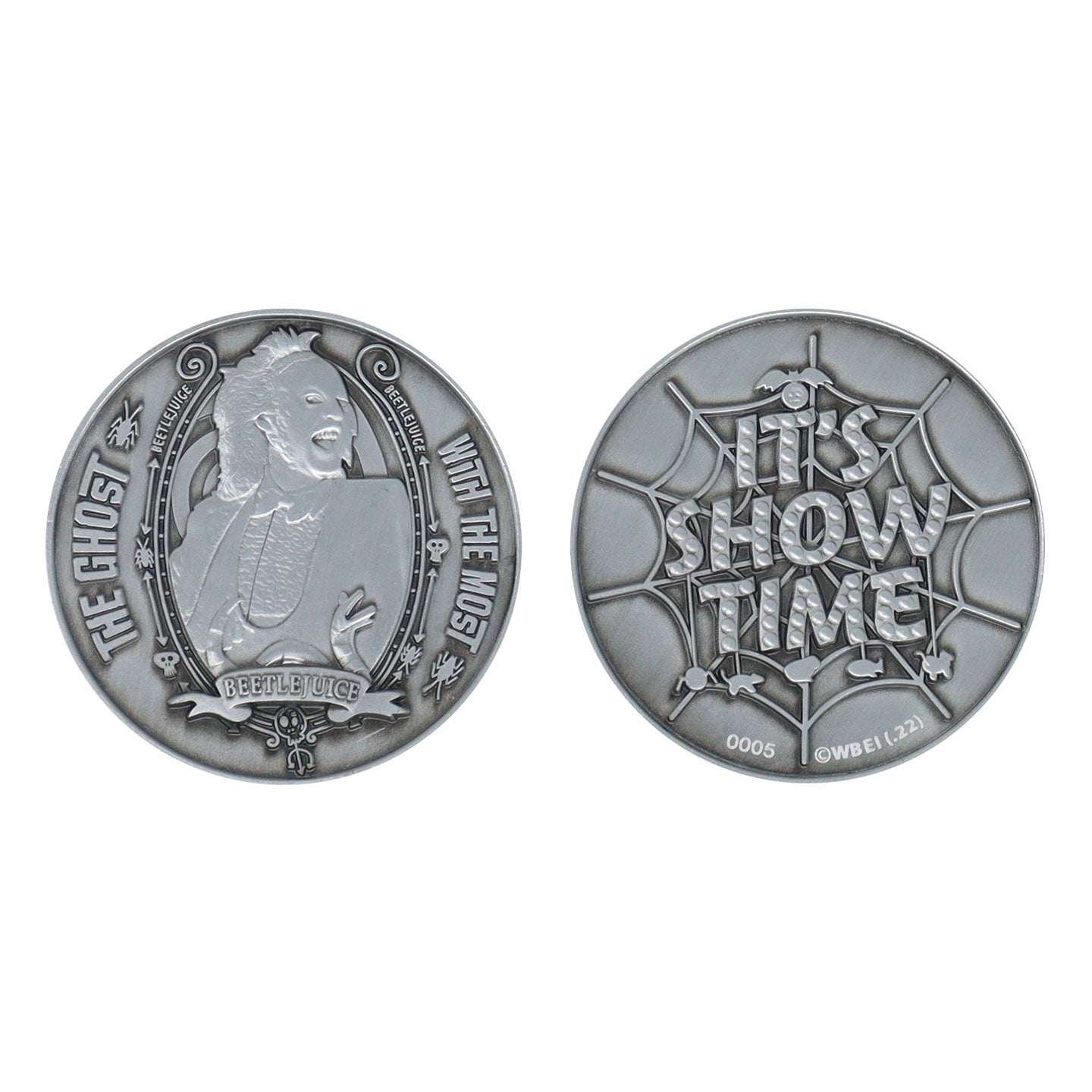 Beetlejuice limited edition double-sided collectible coin from Fanattik