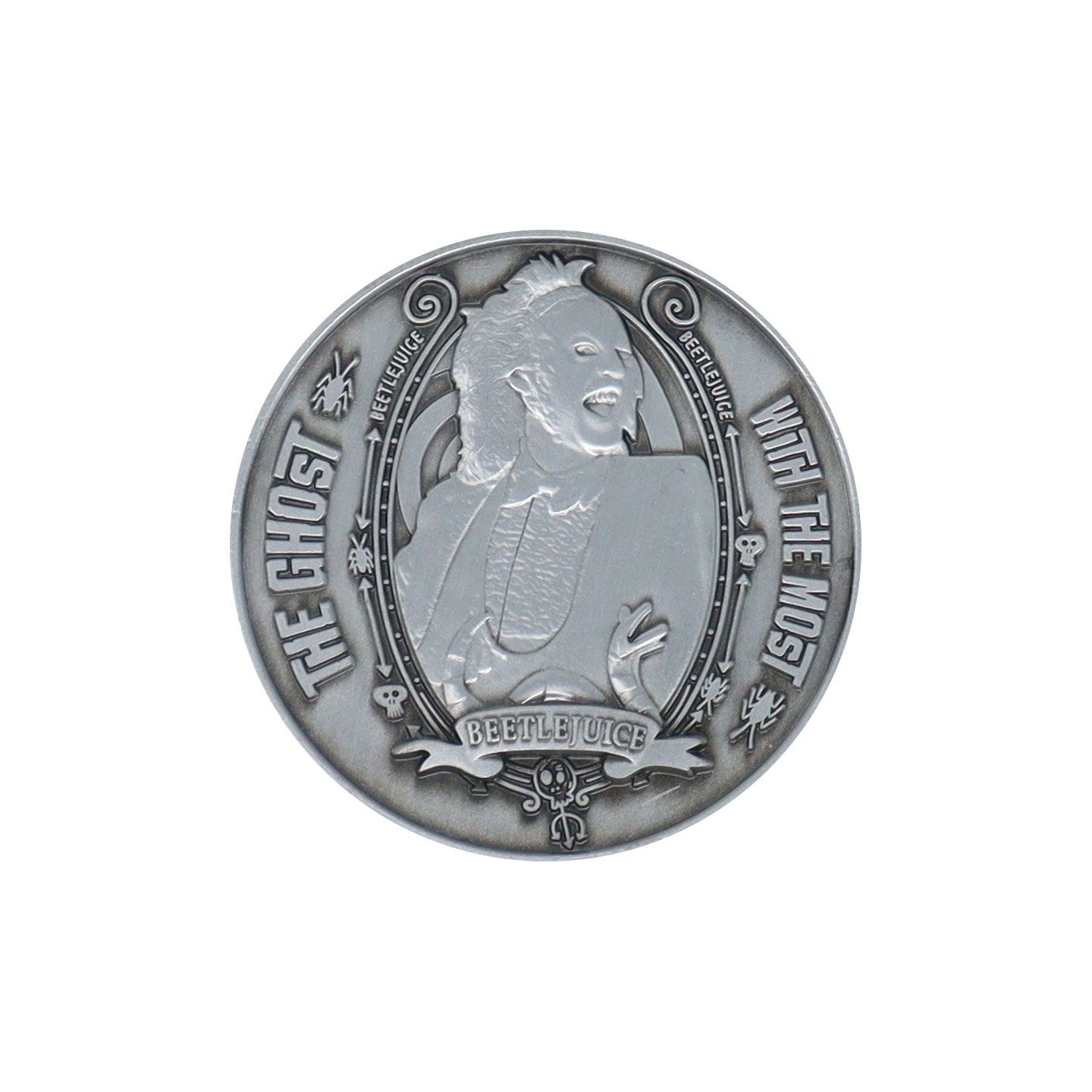 Beetlejuice limited edition double-sided collectible coin from Fanattik