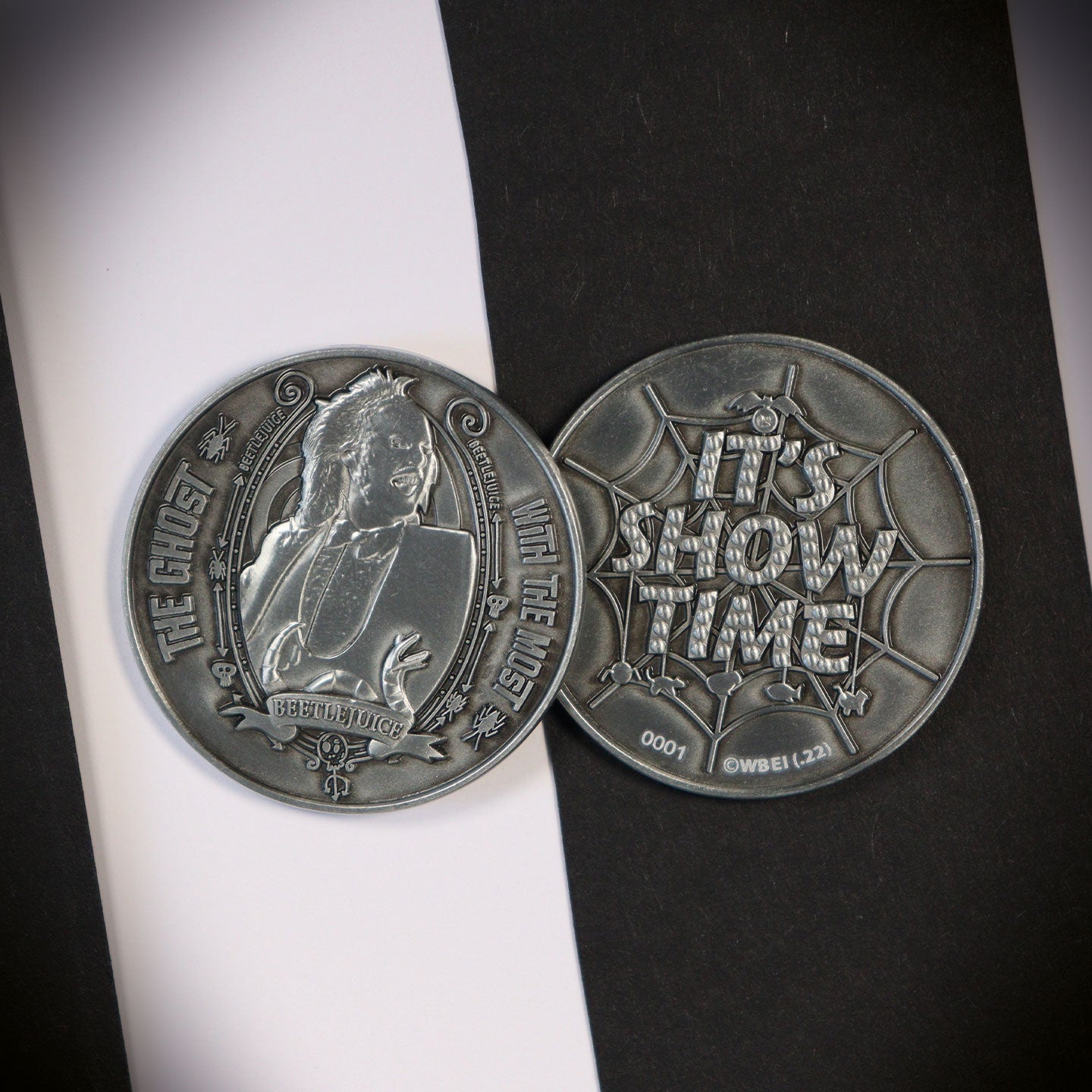 Beetlejuice limited edition double-sided collectible coin from Fanattik