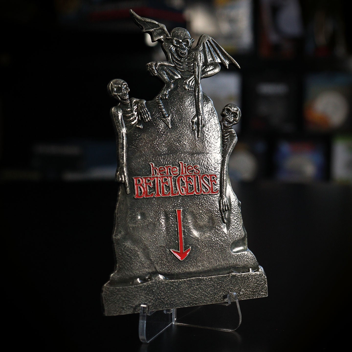 Beetlejuice Limited Edition Gravestone Collectible Metal Ingot