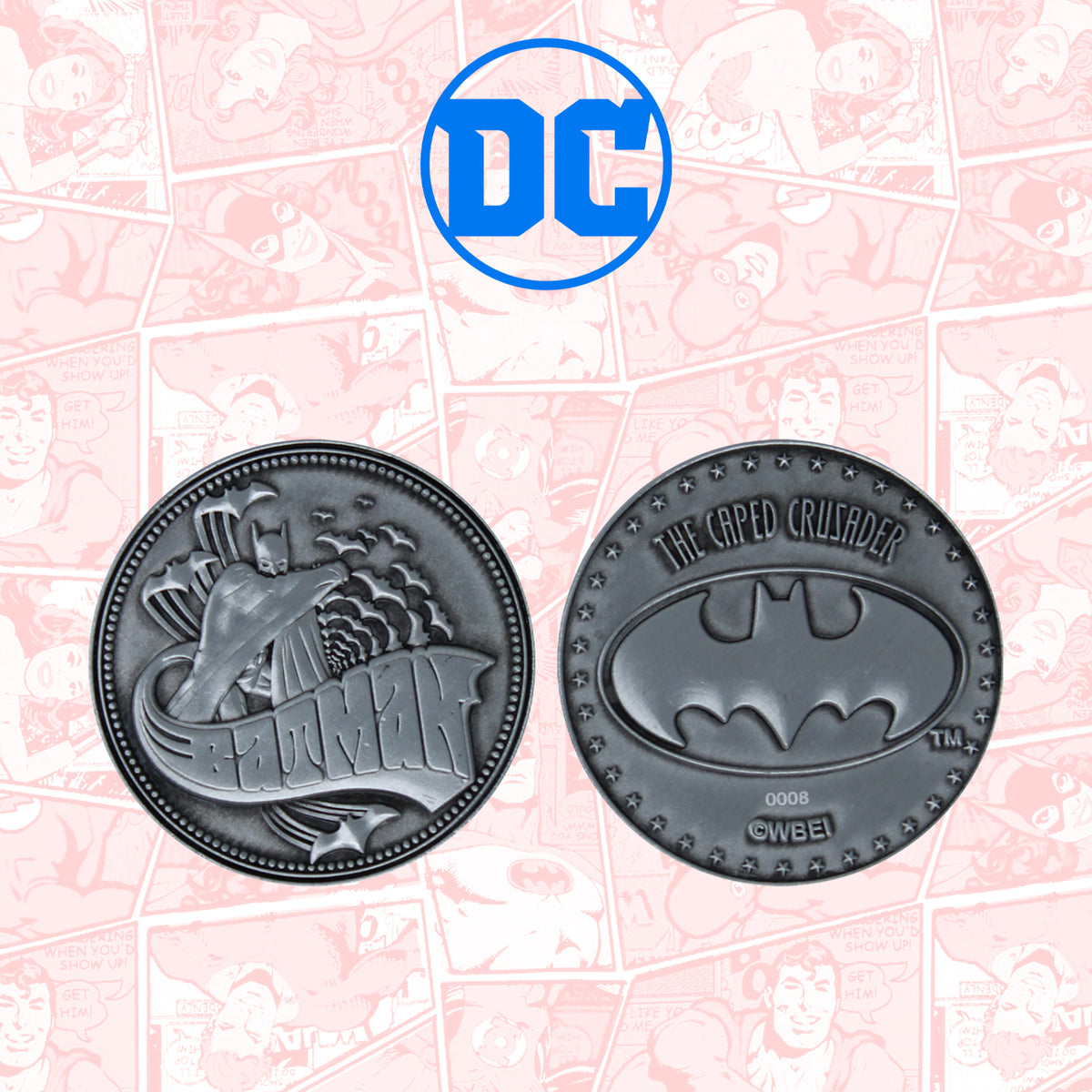 DC Comics Batman Limited Edition Collectible Double-Sided Coin