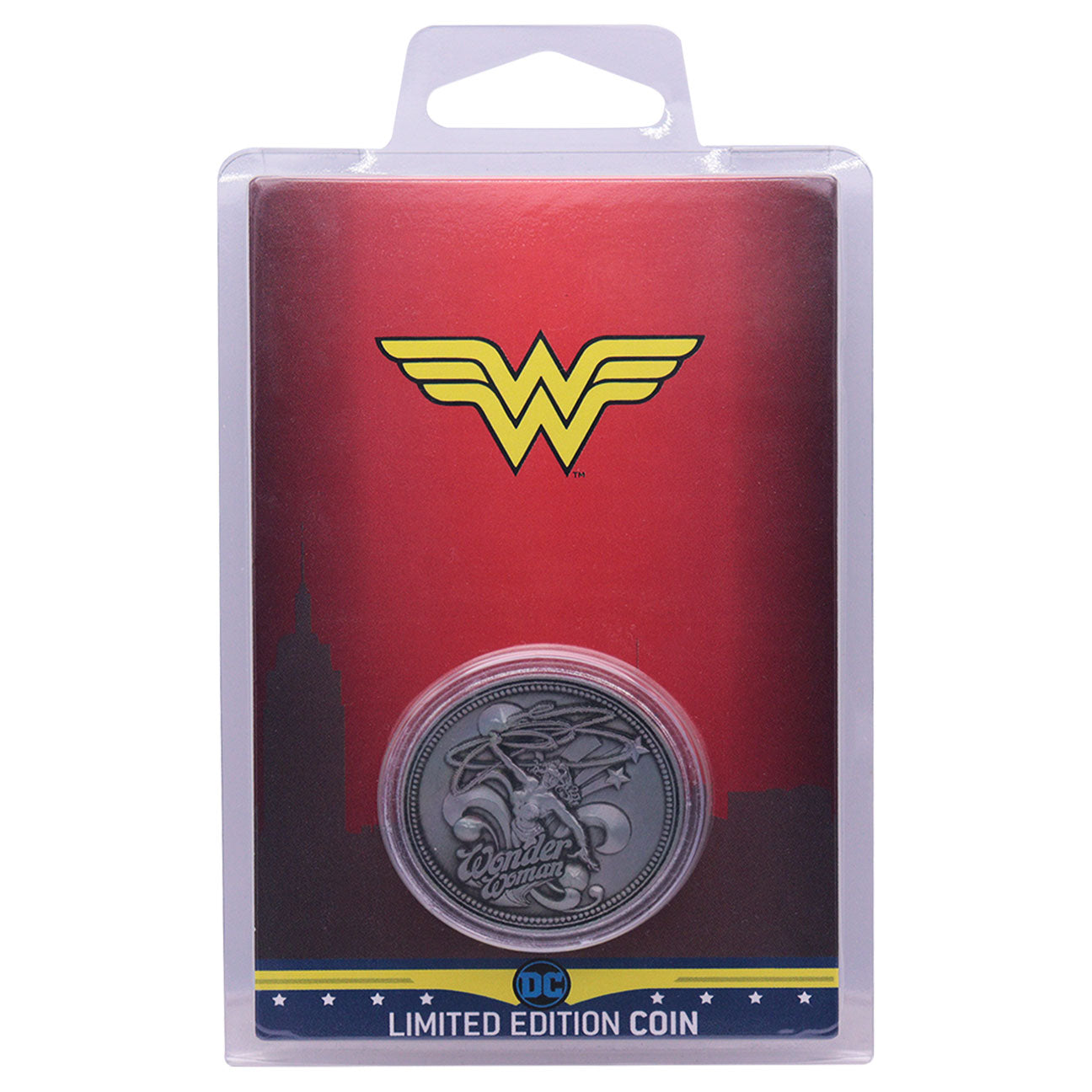 Wonder Woman limited edition collectible metal coin from Fanattik