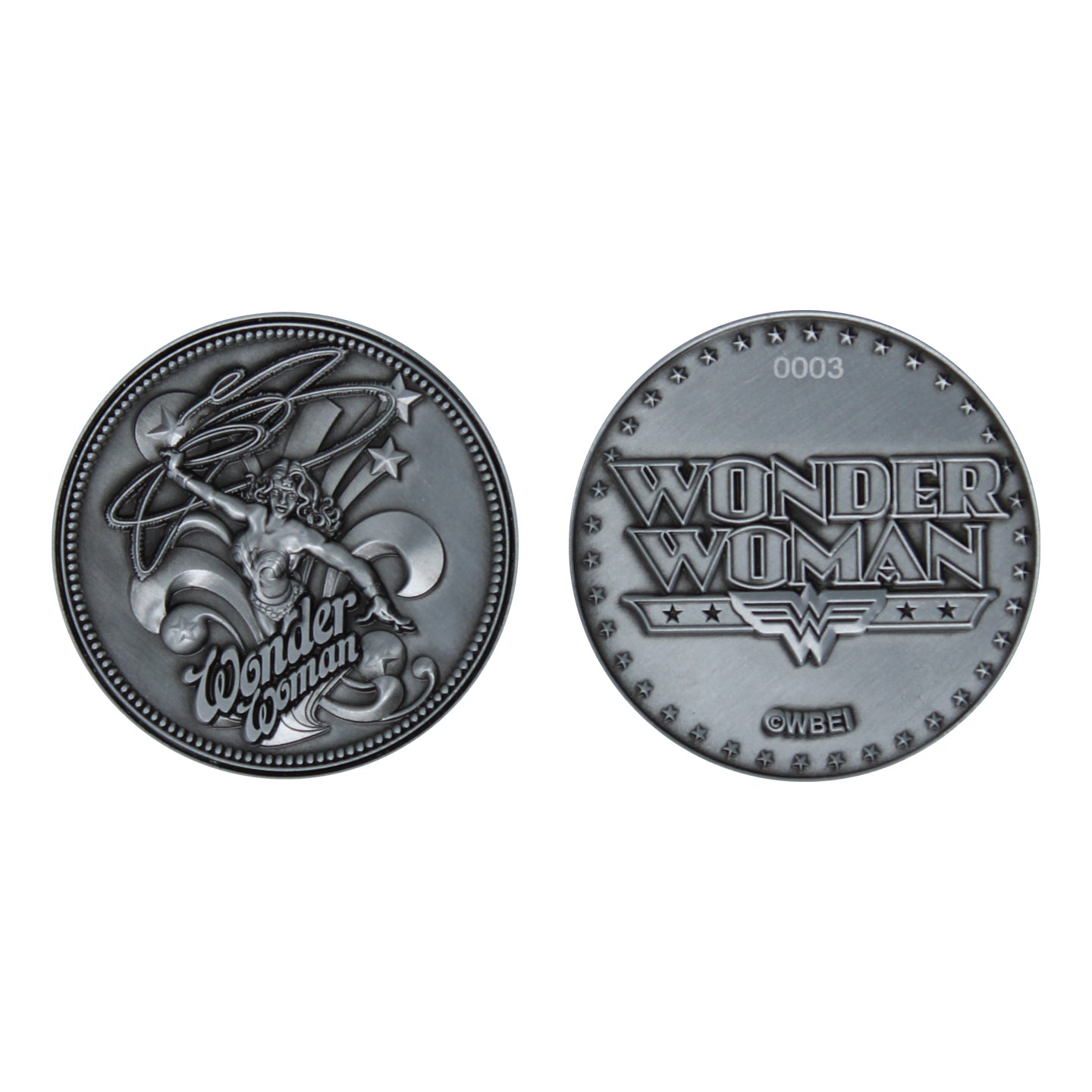 Wonder Woman limited edition collectible metal coin from Fanattik