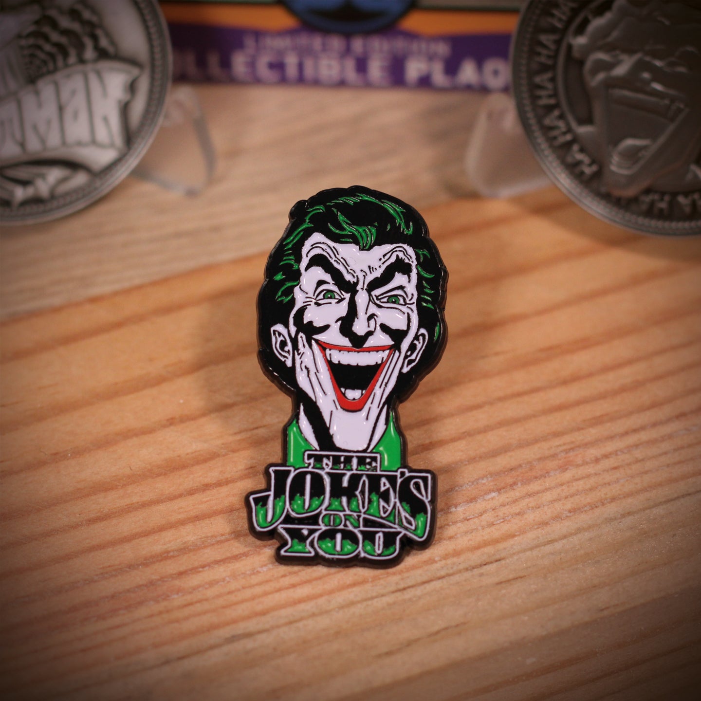 DC The Joker Limited Edition Enamel Pin Badge from Fanattik