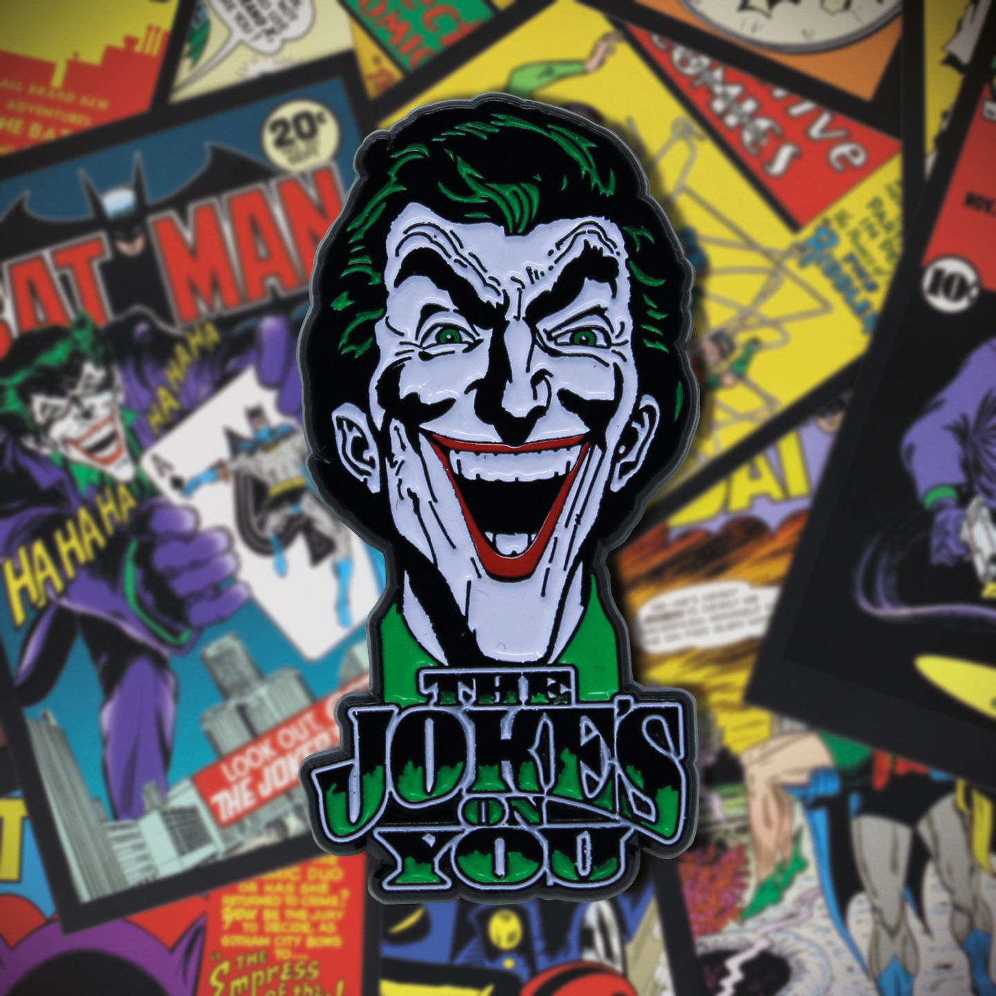 DC The Joker Limited Edition Enamel Pin Badge from Fanattik