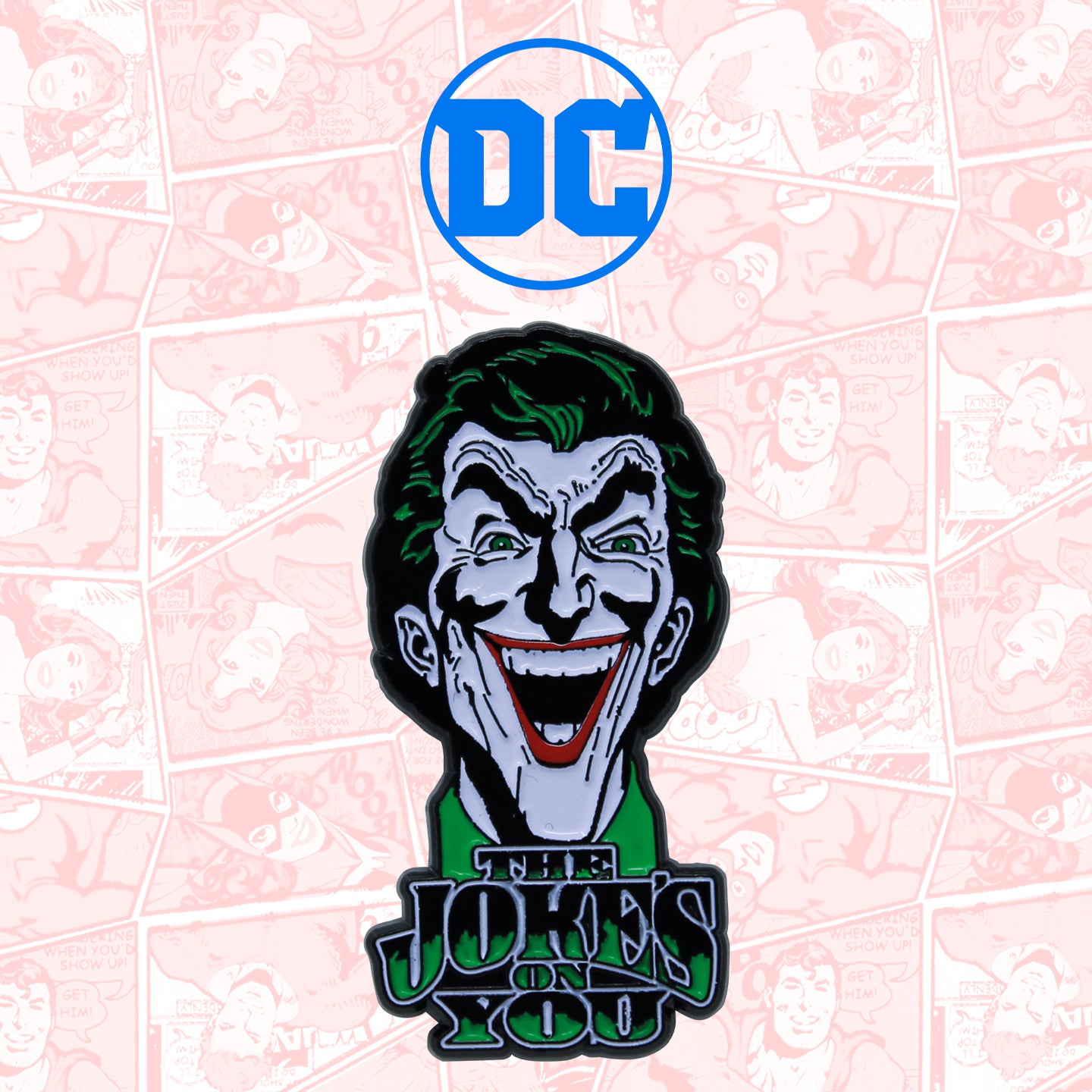 DC The Joker Limited Edition Enamel Pin Badge from Fanattik