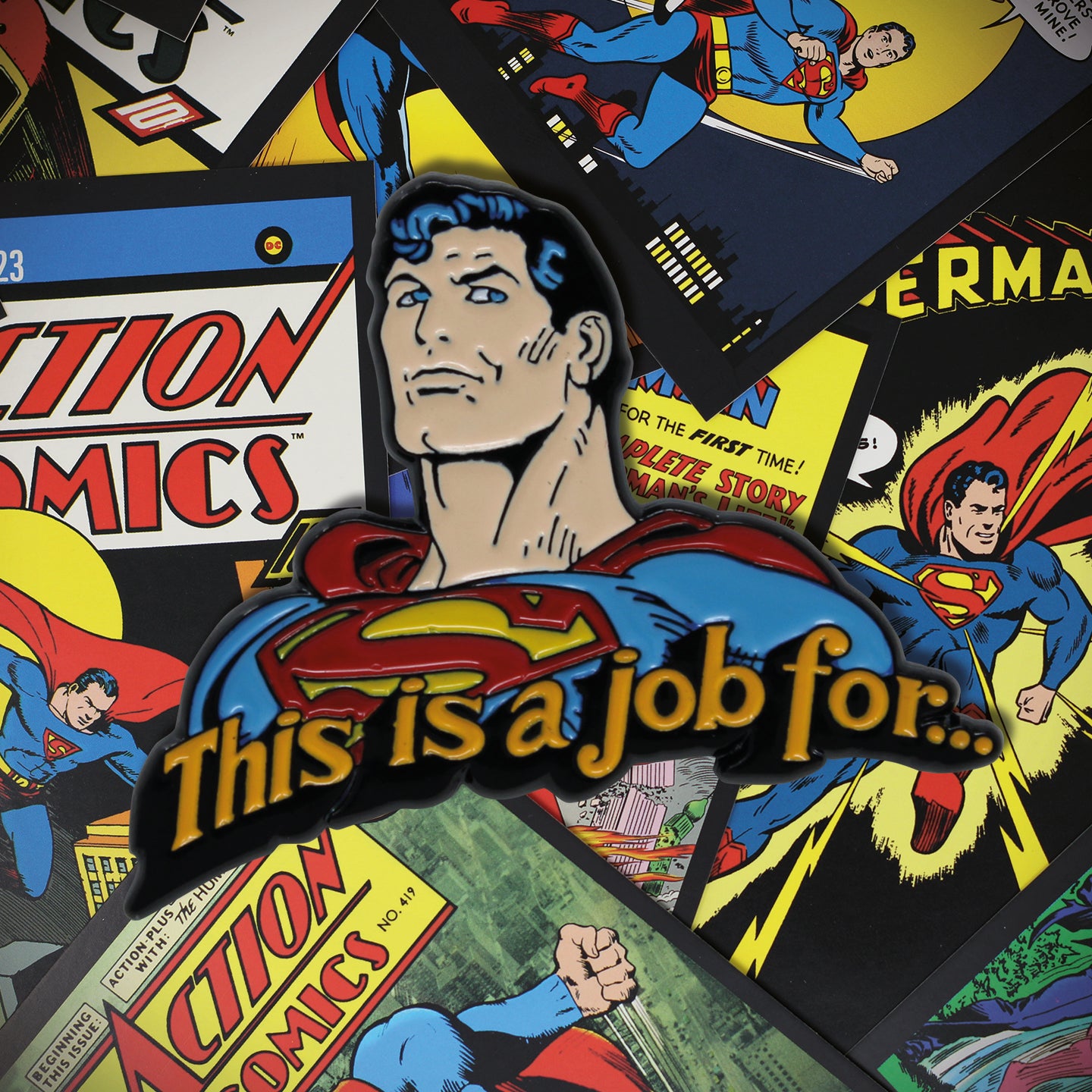 DC Comics Superman Limited Edition Metal Enamel Pin Badge