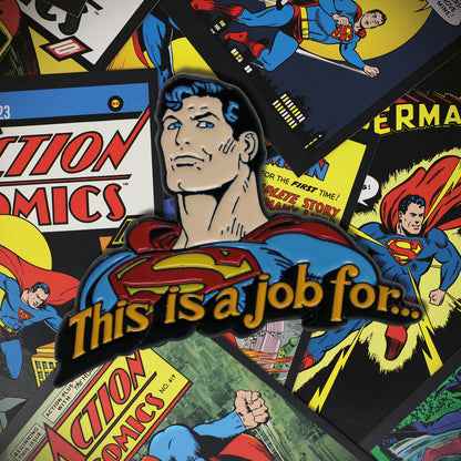 DC Comics Superman Limited Edition Metal Enamel Pin Badge