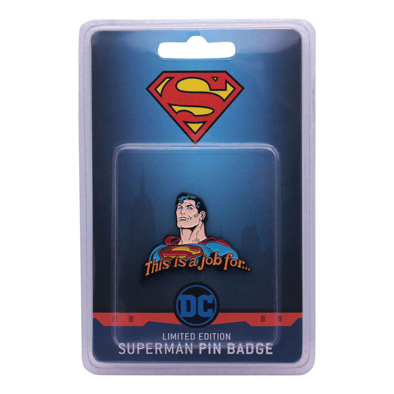 DC Comics Superman Limited Edition Metal Enamel Pin Badge
