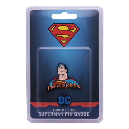 DC Comics Superman Limited Edition Metal Enamel Pin Badge