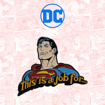 DC Comics Superman Limited Edition Metal Enamel Pin Badge