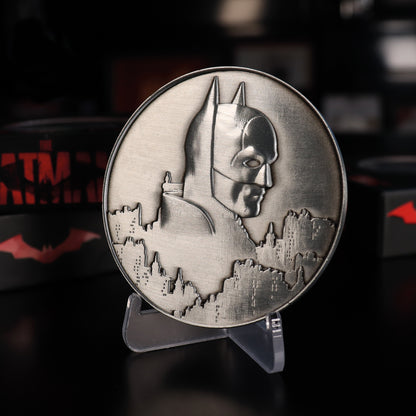 Batman limited edition heavily embossed metal collectible medallion from Fanattik