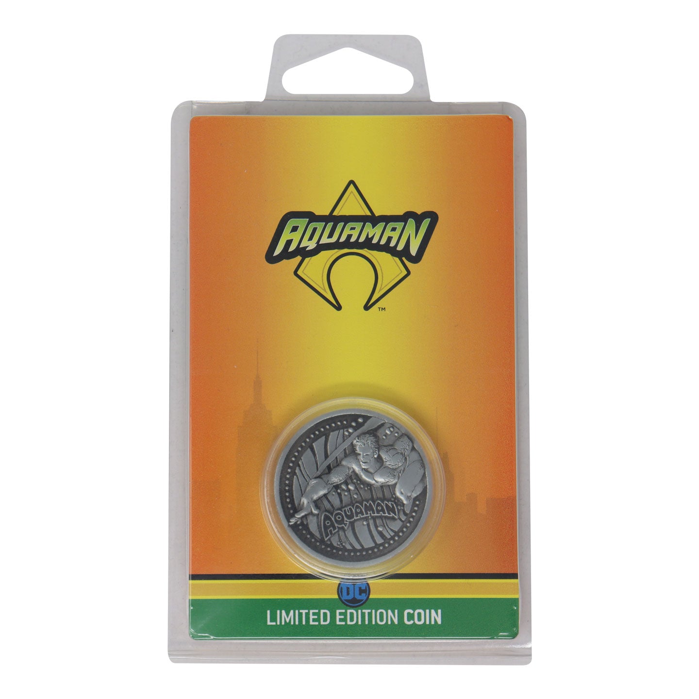 DC Comics Aquaman double-sided limited edition collectible coin