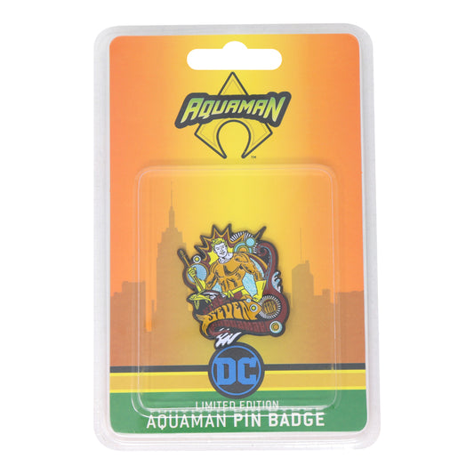 DC Comics Aquaman Limited Edition Pin Badge