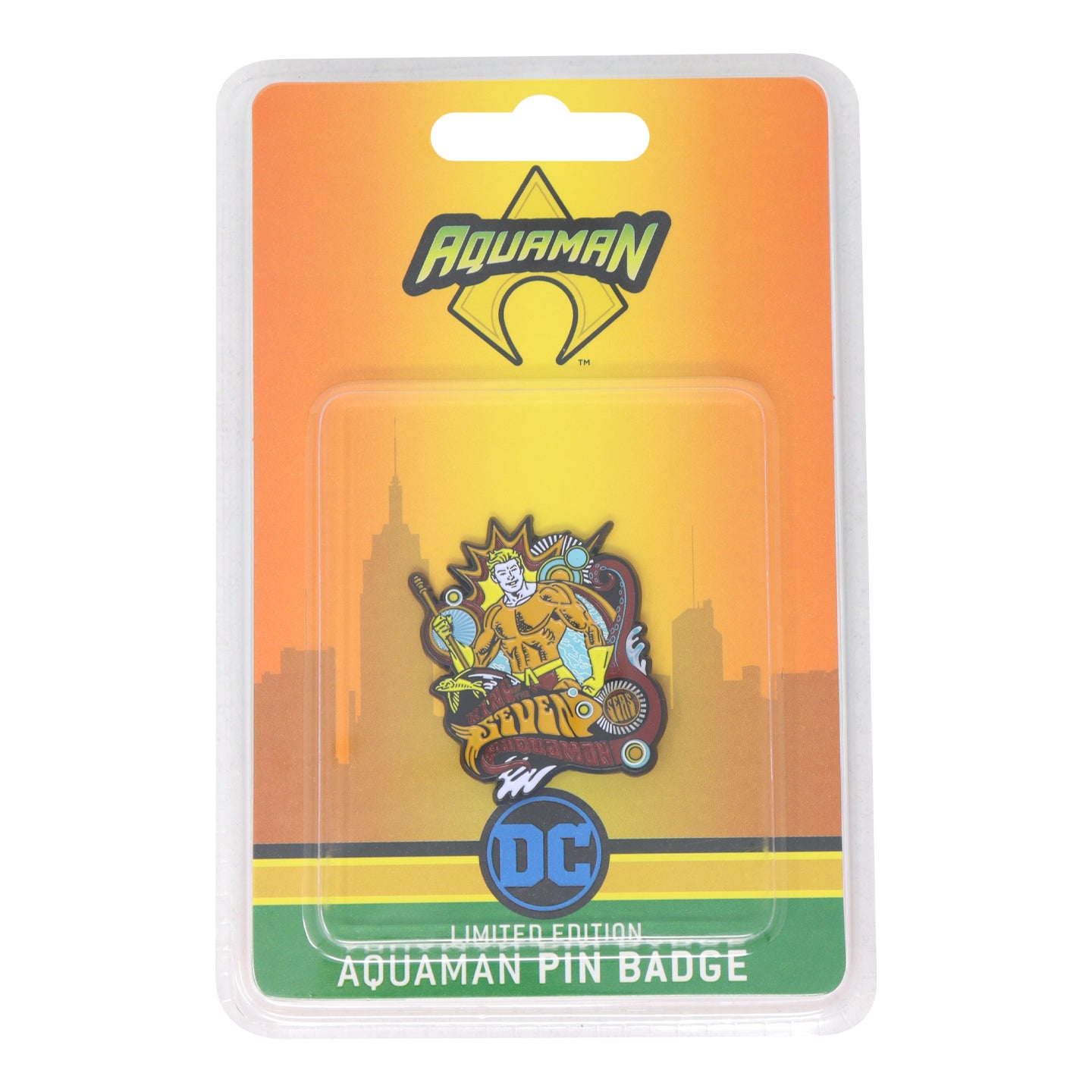 DC Comics Aquaman limited edition enamel pin badge