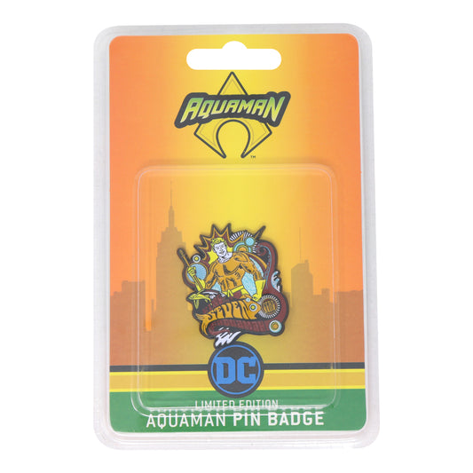 DC Comics Aquaman limited edition enamel pin badge