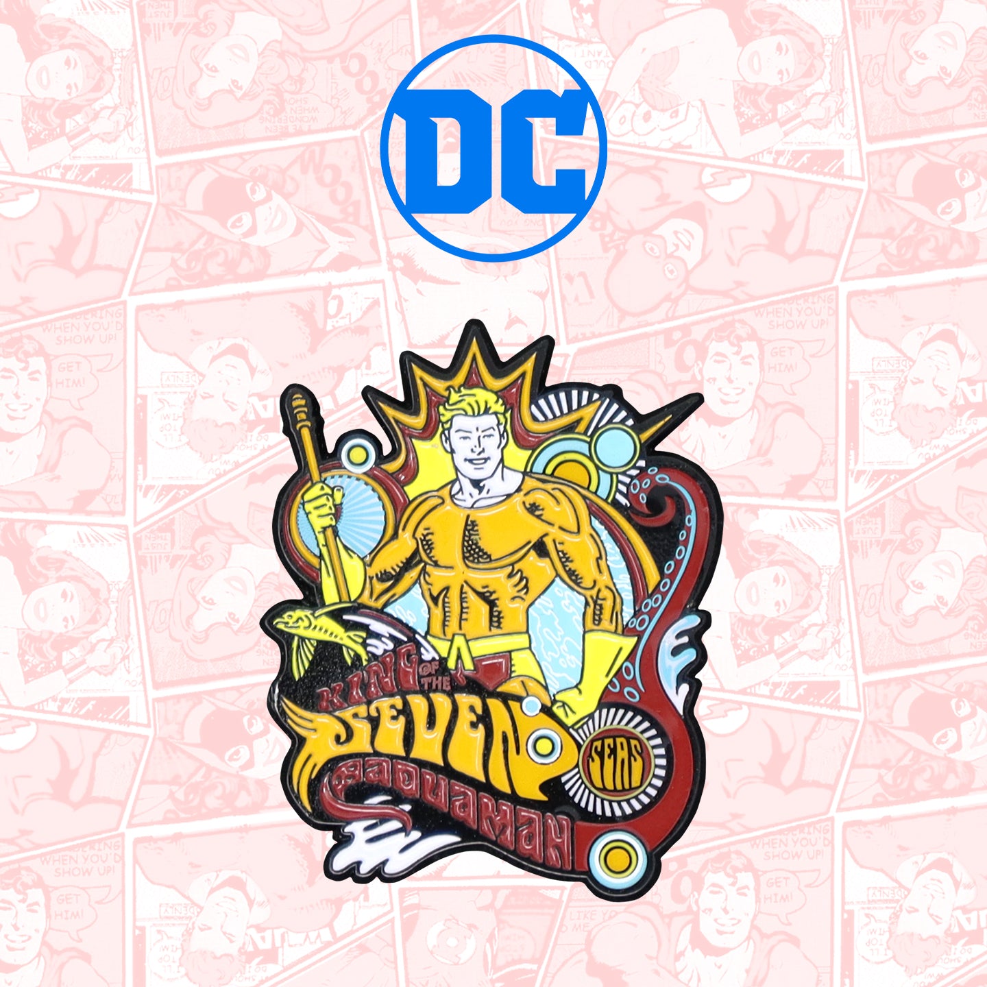 DC Comics Aquaman limited edition enamel pin badge