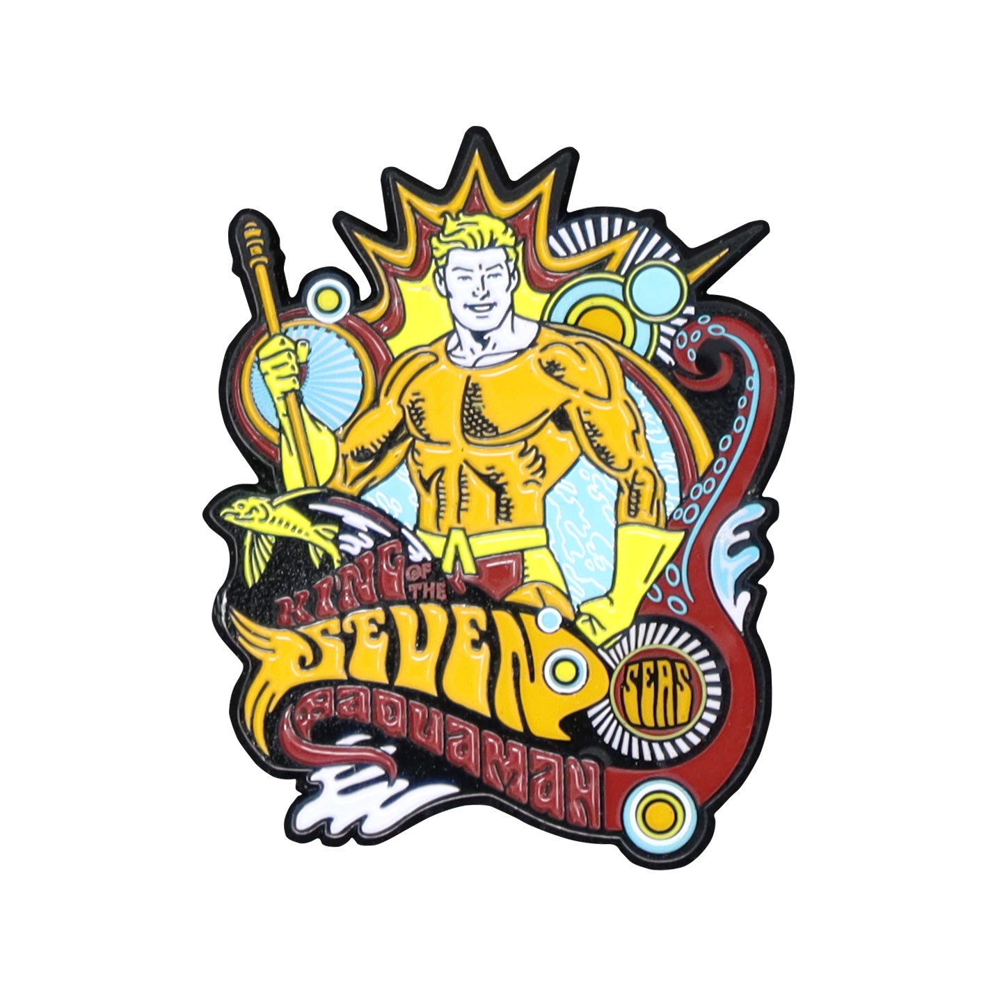 DC Comics Aquaman limited edition enamel pin badge