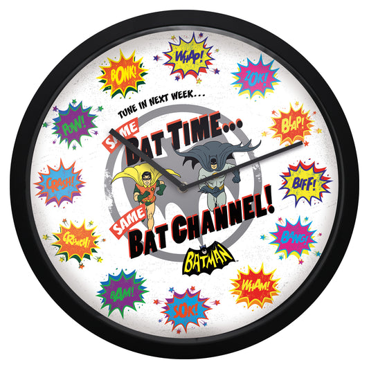 Batman Bat Time Bat Channel wall clock from Fanattik