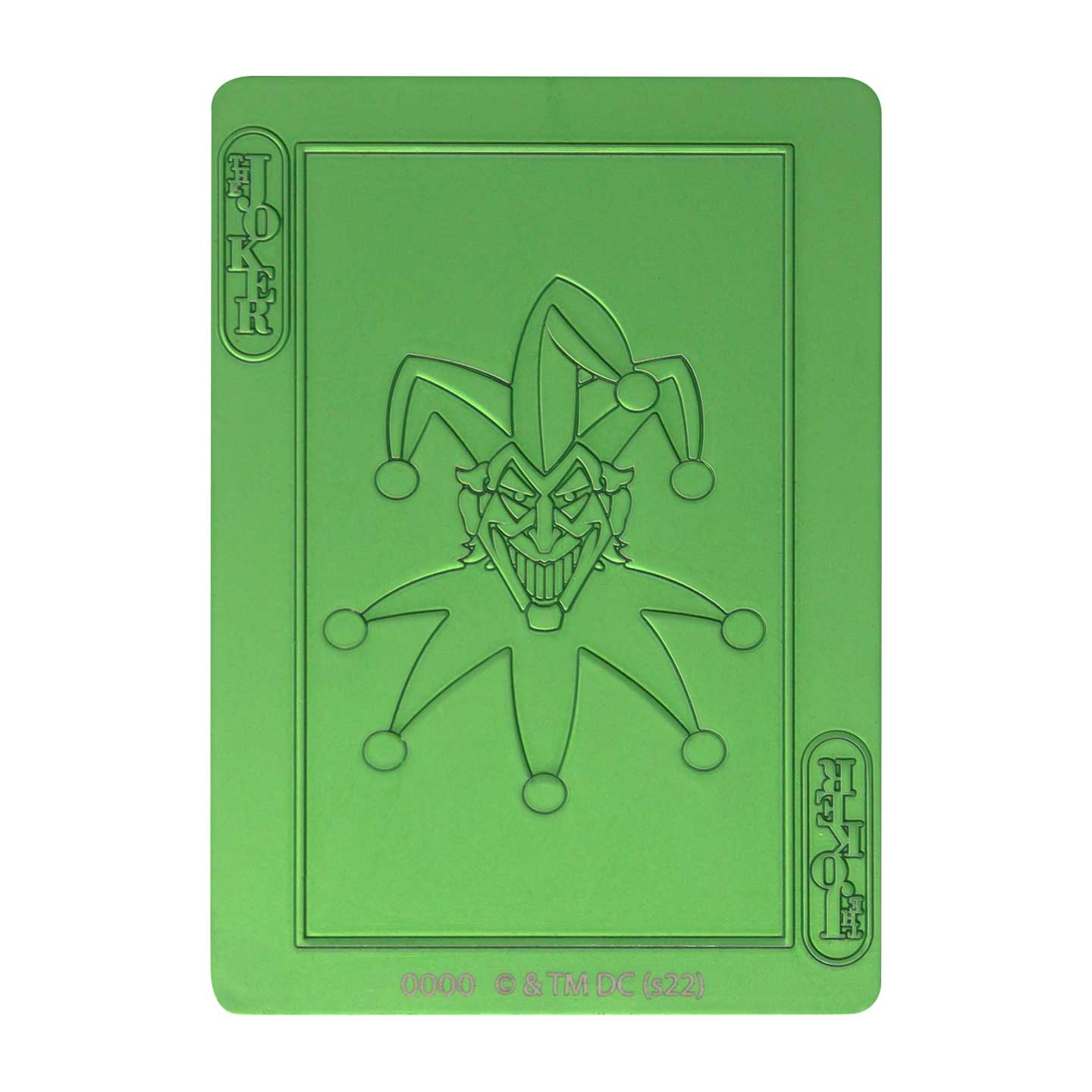 DC The Joker Playing Card Limited Edition Ingot