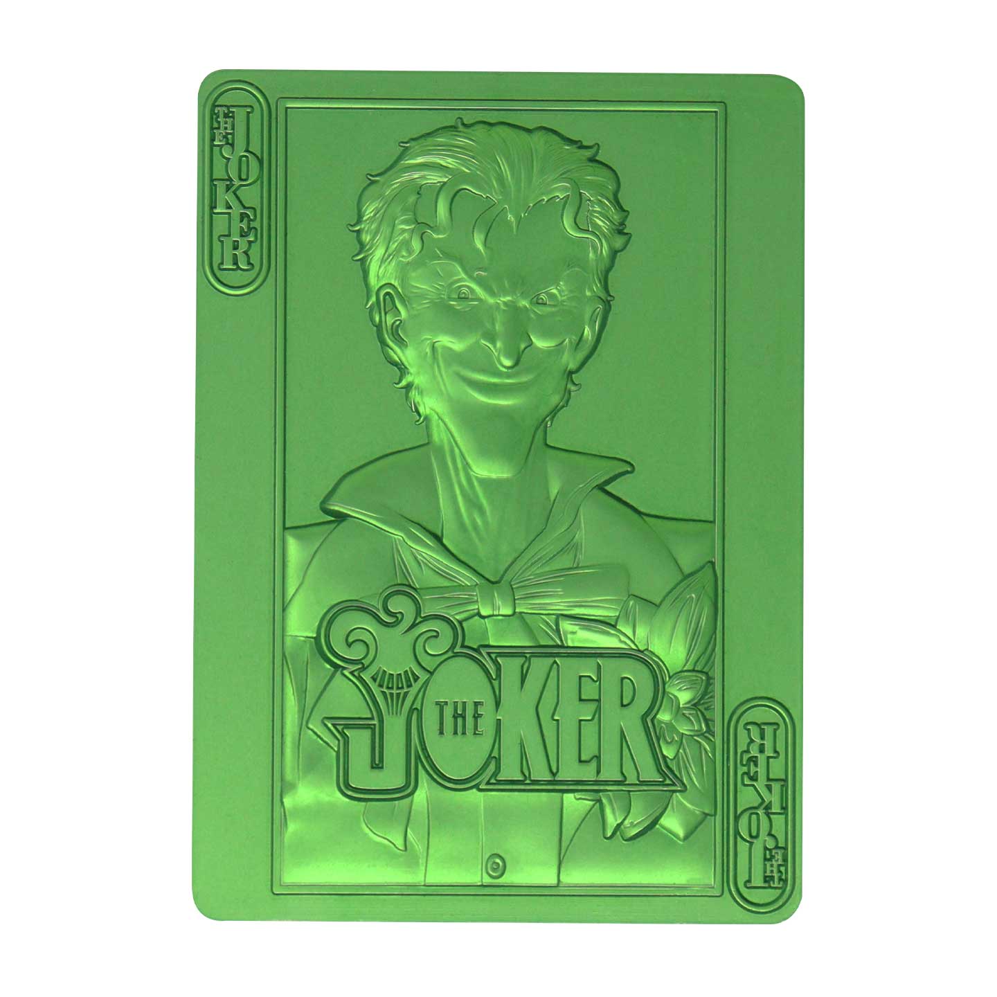 DC The Joker Playing Card Limited Edition Green Ingot