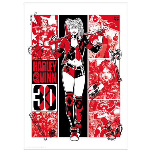 DC Harley Quinn's Limited Edition 30th Anniversary Art Print