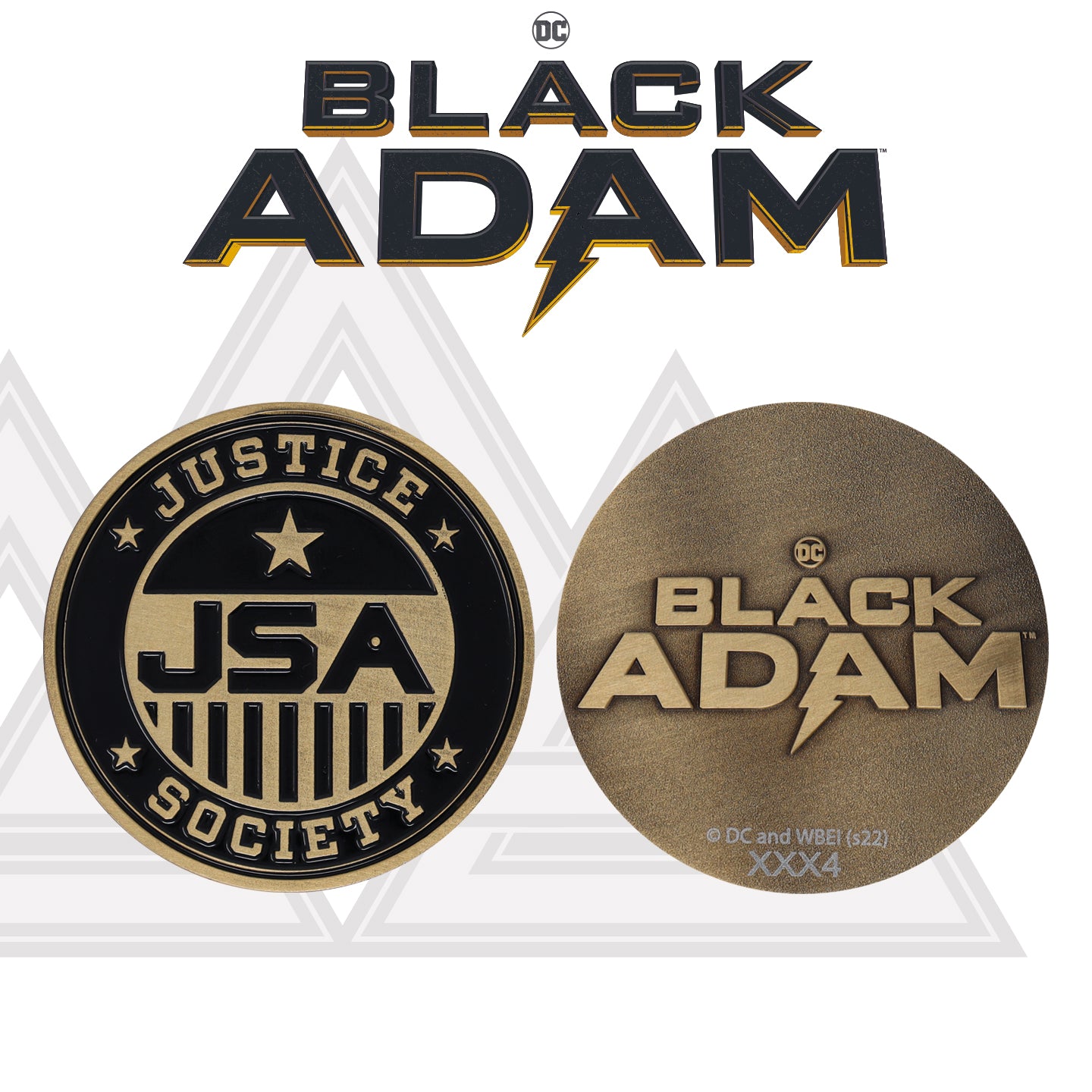 DC Black Adam Limited Edition Justice Society of America Medallion