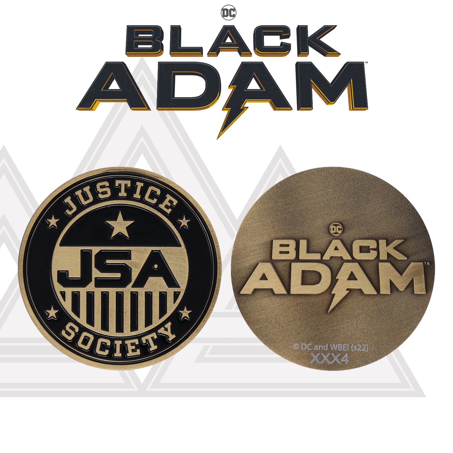 DC Comics Black Adam limited edition collectible medallion from Fanattik