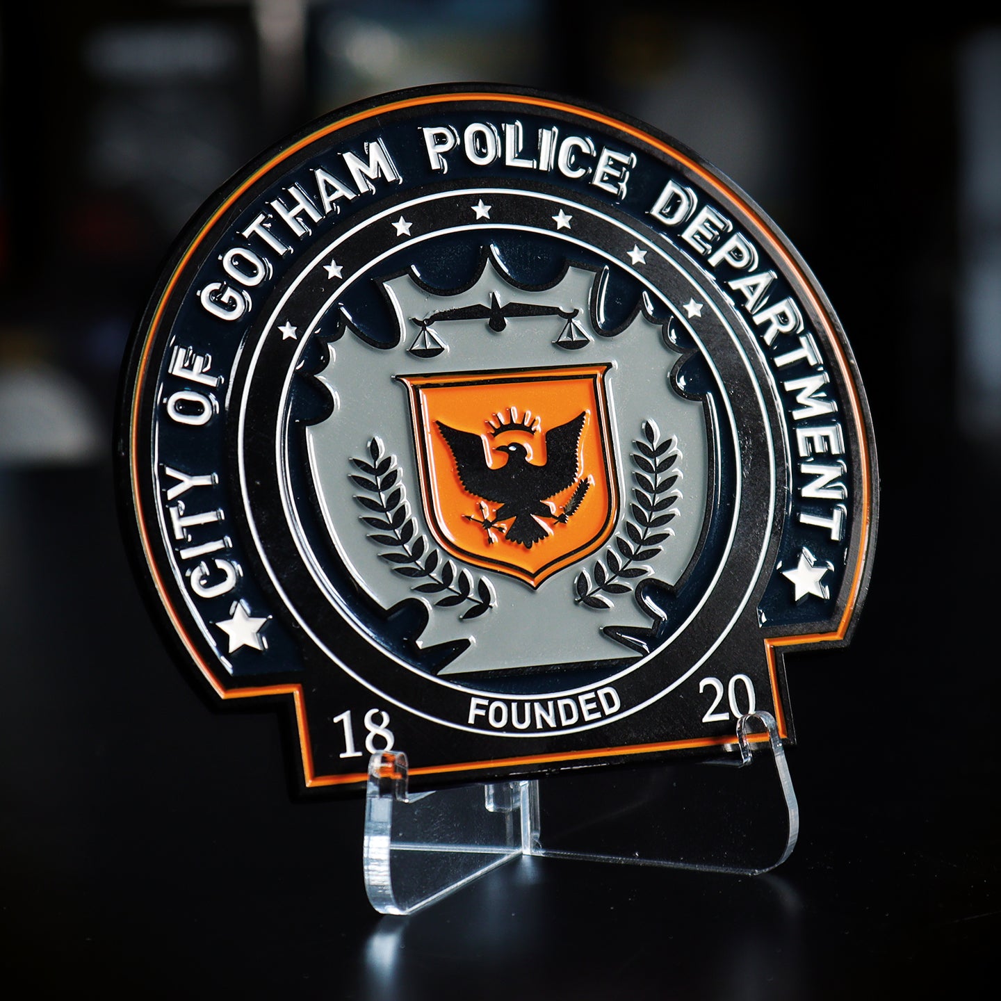Batman The Dark Knight Limited Edition City of Gotham Police Department Police Badge metal Medallion