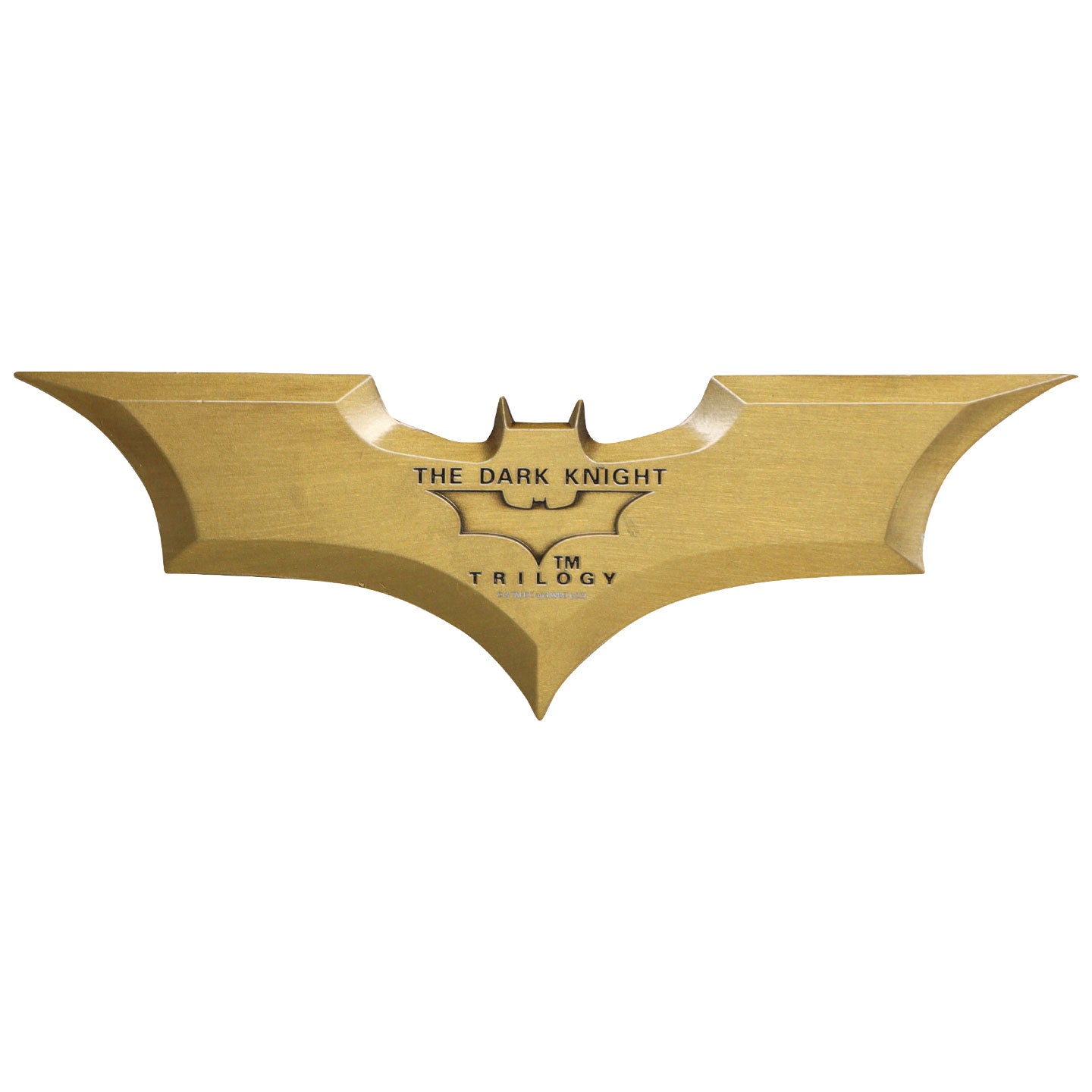 DC The Dark Knight Limited Edition Replica Batarang Close Up Reverse