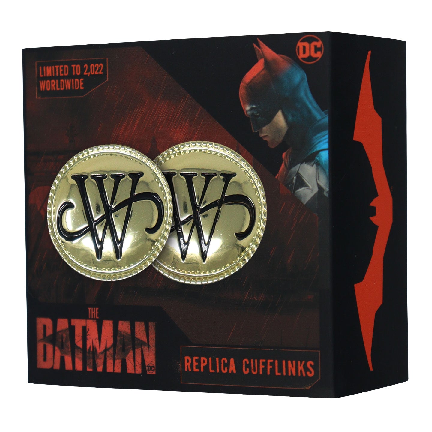The Batman Bruce Wayne Replica Cufflinks from Fanattik
