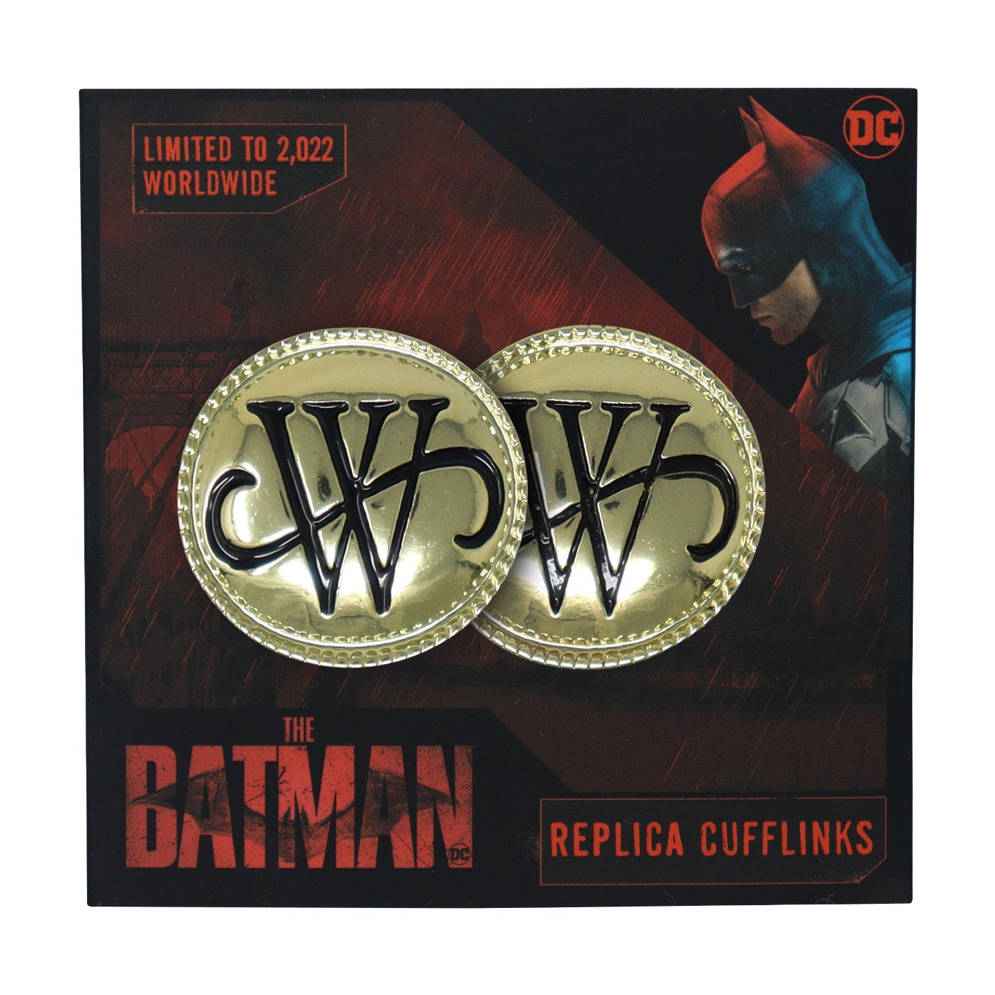 The Batman Bruce Wayne Replica Cufflinks from Fanattik