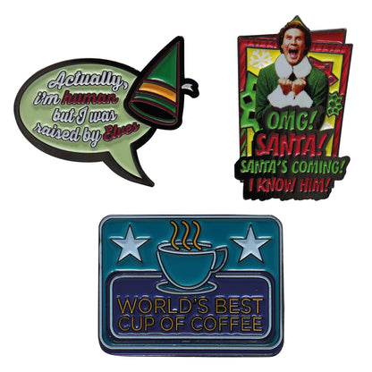 ELF Limited Edition Triple Pin Badge Set