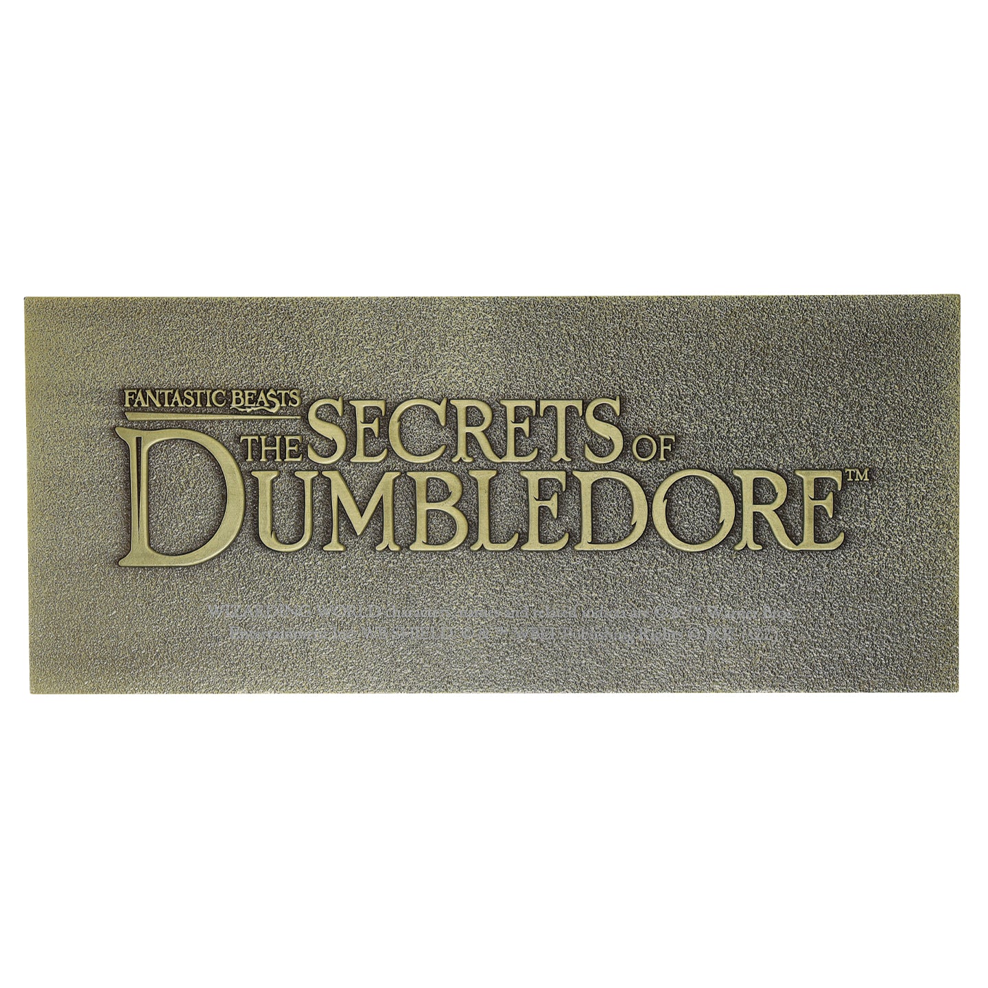 Fantastic Beasts Limited Edition The Great Wizarding Express Limited Edition Train Ticket Reverse Close Up
