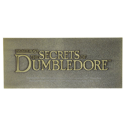 Fantastic Beasts Limited Edition The Great Wizarding Express Limited Edition Train Ticket Reverse Close Up