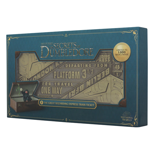 Fantastic Beasts Limited Edition The Great Wizarding Express Limited Edition Train Ticket Packaging Front